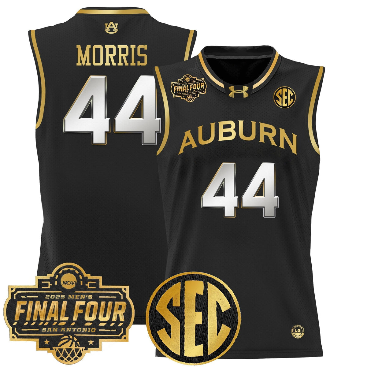 AUB 2025 Final Four Patch Lightweight Basketball Jersey - Stitched product image 39, provided for visual reference and