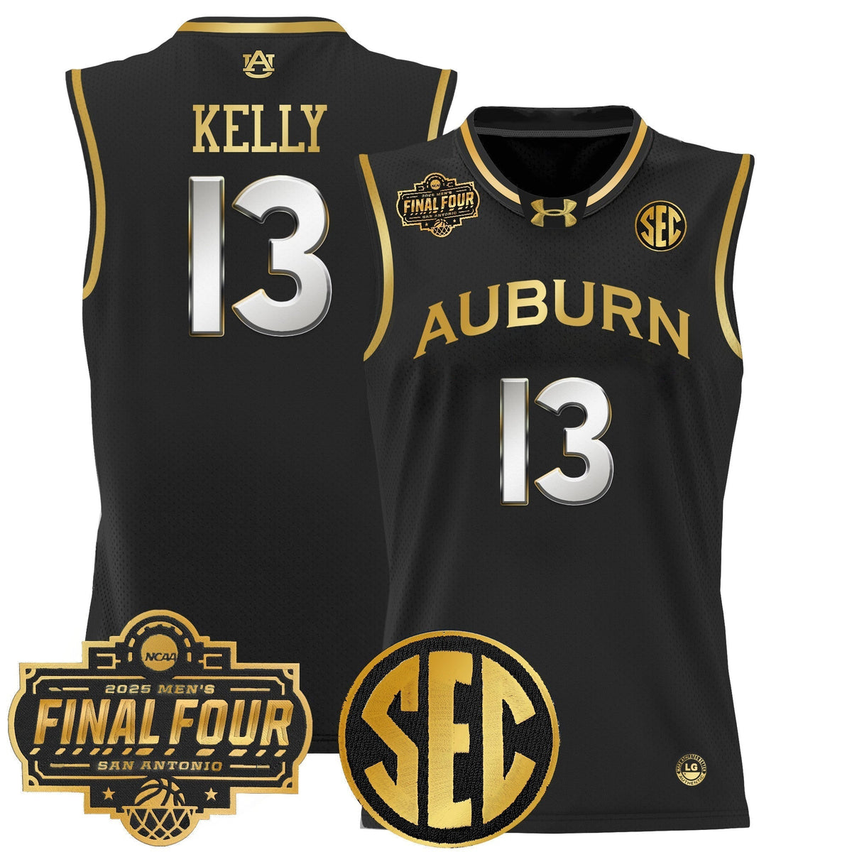 AUB 2025 Final Four Patch Lightweight Basketball Jersey - Stitched product image 36, provided for visual reference and