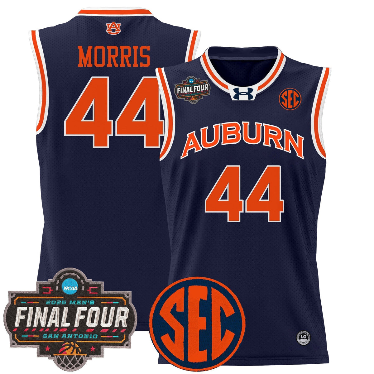 AUB 2025 Final Four Patch Lightweight Basketball Jersey - Stitched product image 12, provided for visual reference and