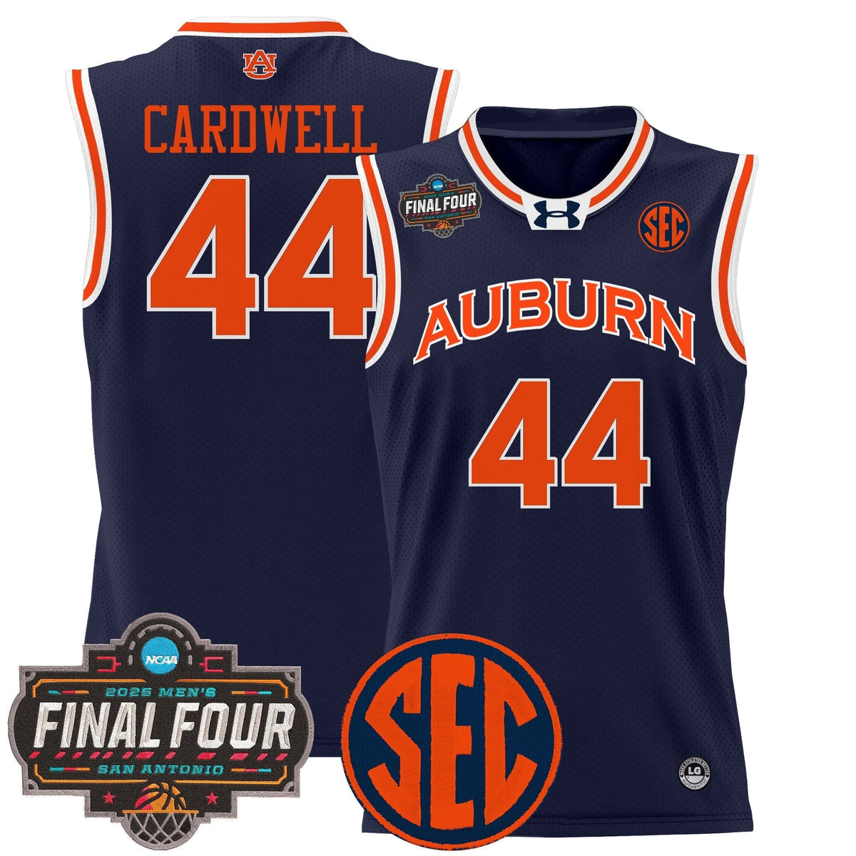 AUB 2025 Final Four Patch Lightweight Basketball Jersey - Stitched product image 2, provided for visual reference and