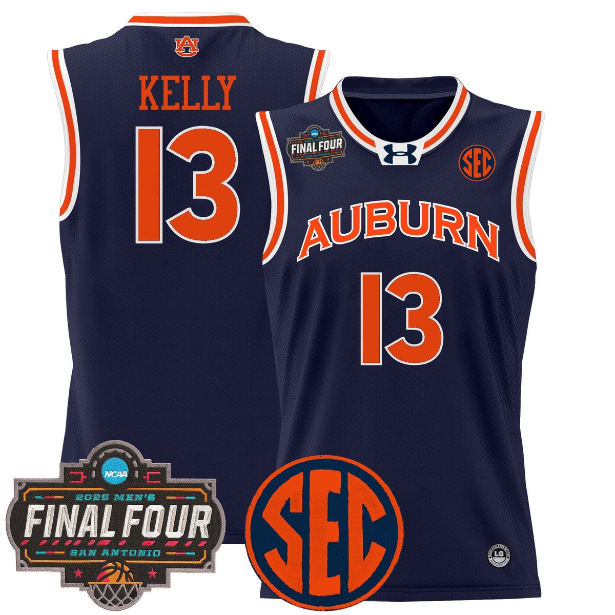 AUB 2025 Final Four Patch Lightweight Basketball Jersey - Stitched product image 6, provided for visual reference and
