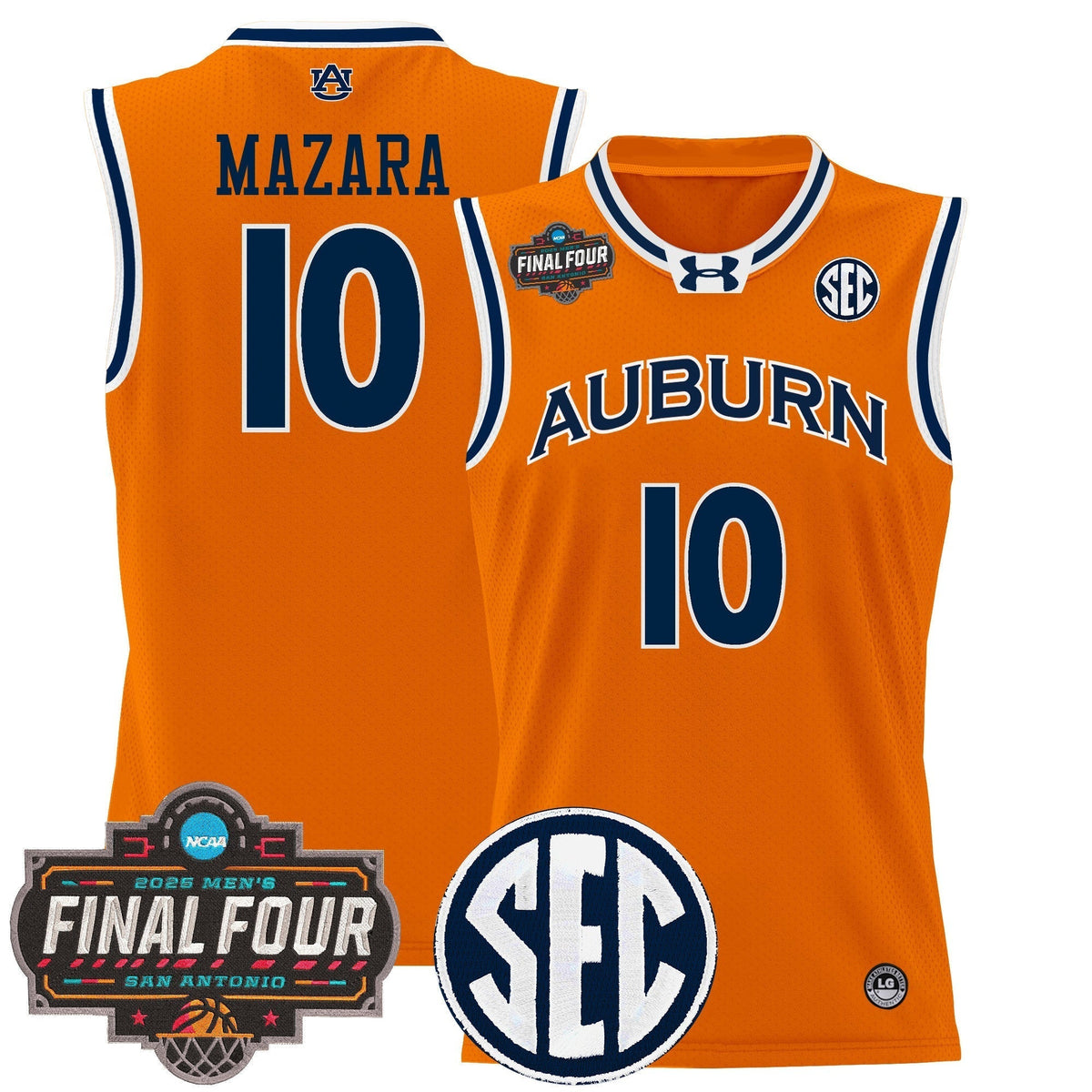 AUB 2025 Final Four Patch Lightweight Basketball Jersey - Stitched product image 19, provided for visual reference and