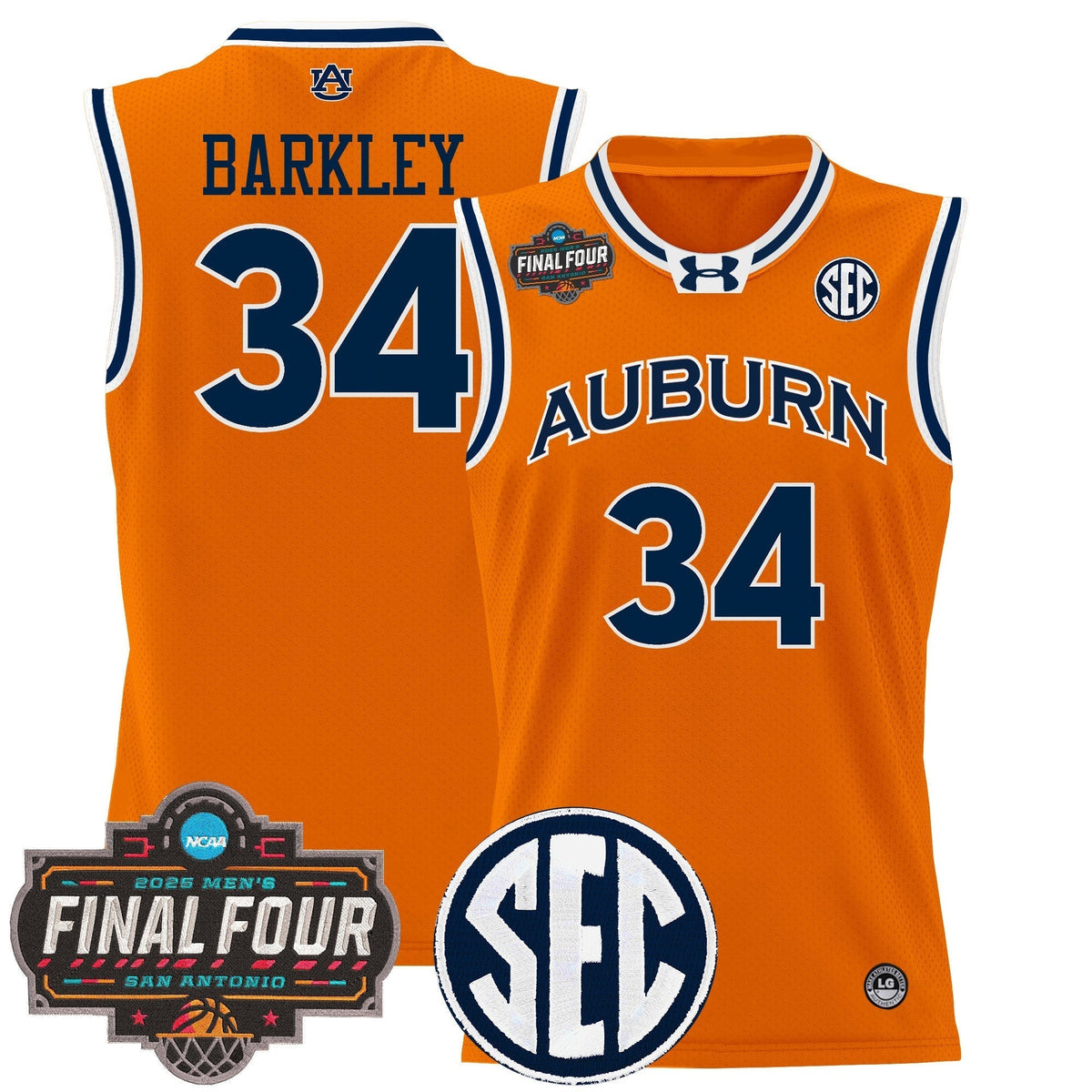 AUB 2025 Final Four Patch Lightweight Basketball Jersey - Stitched product image 21, provided for visual reference and