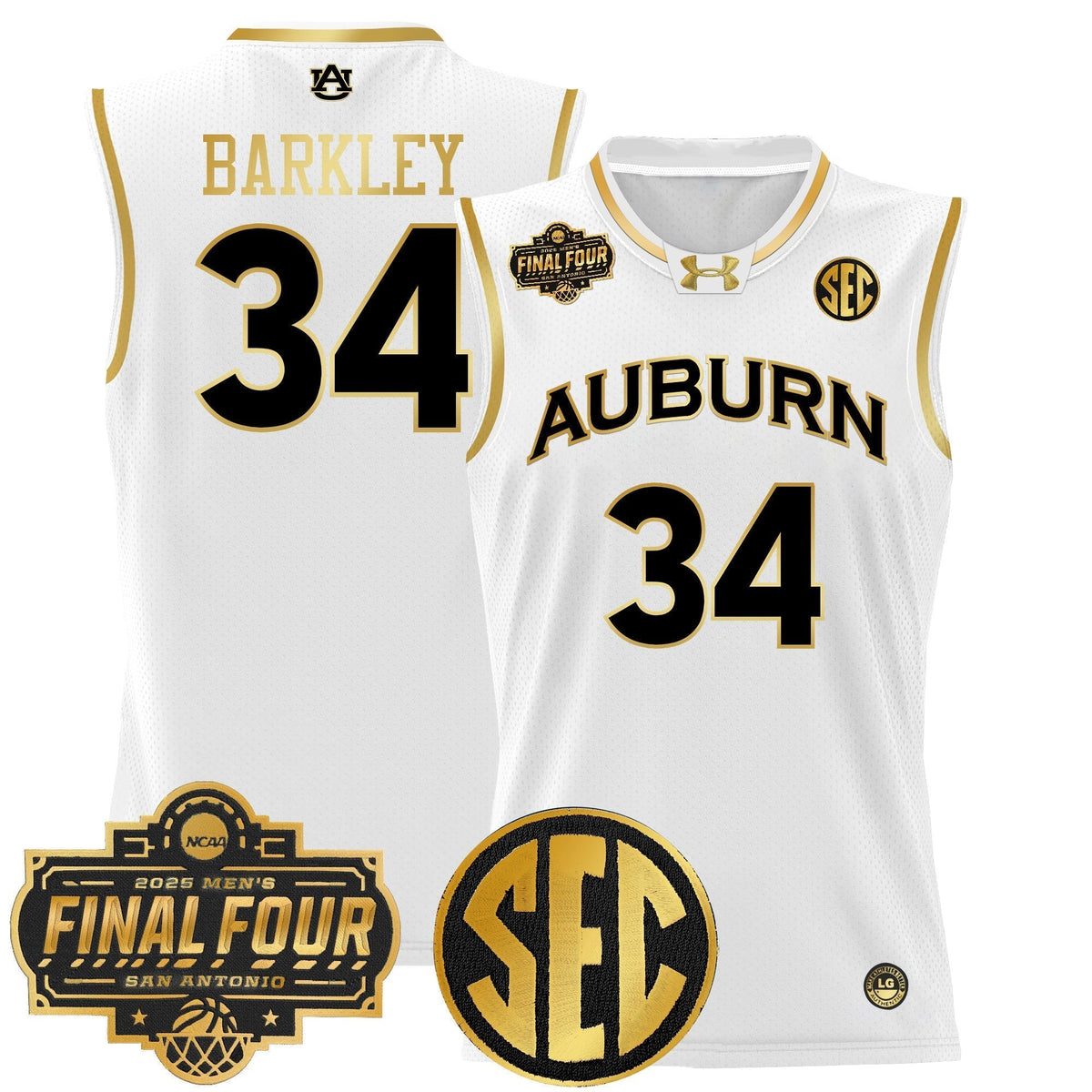 AUB 2025 Final Four Patch Lightweight Basketball Jersey - Stitched product image 29, provided for visual reference and