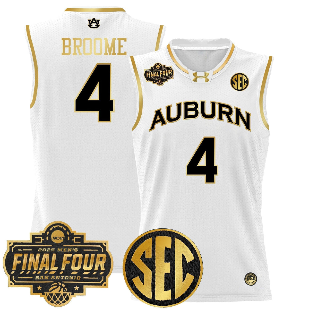 AUB 2025 Final Four Patch Lightweight Basketball Jersey - Stitched product image 25, provided for visual reference and