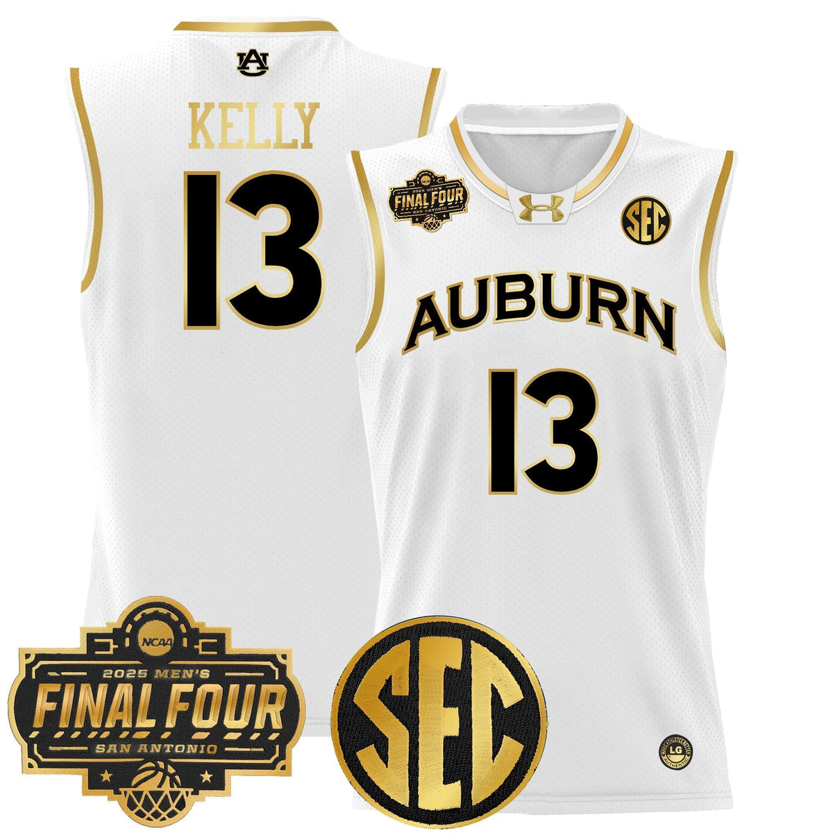 AUB 2025 Final Four Patch Lightweight Basketball Jersey - Stitched product image 28, provided for visual reference and
