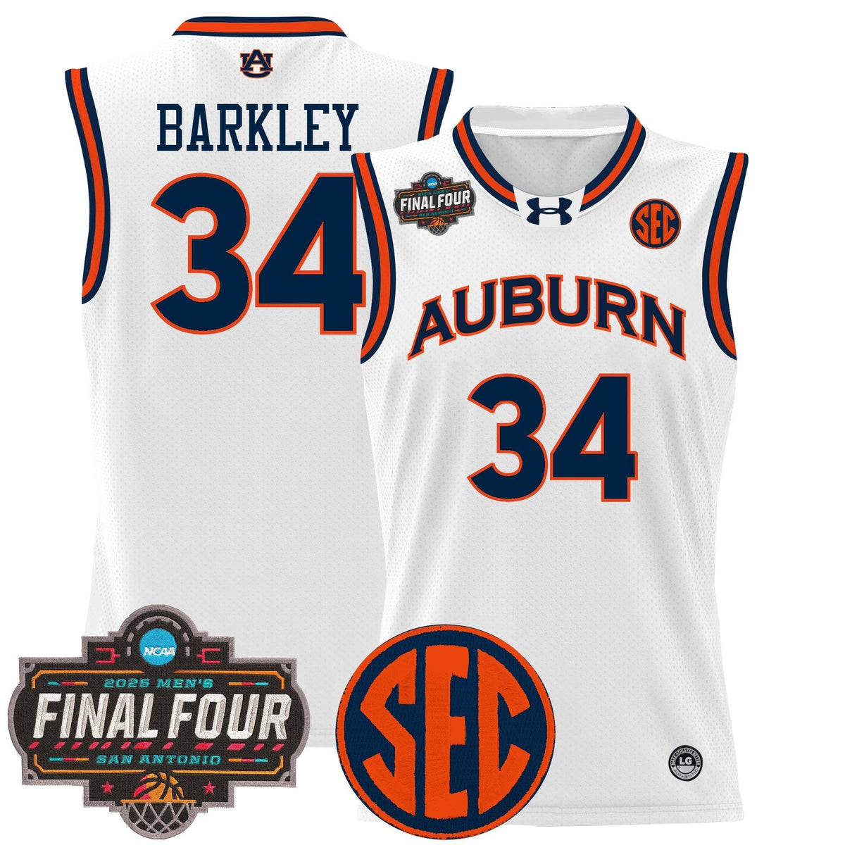 AUB 2025 Final Four Patch Lightweight Basketball Jersey - Stitched product image 9, provided for visual reference and
