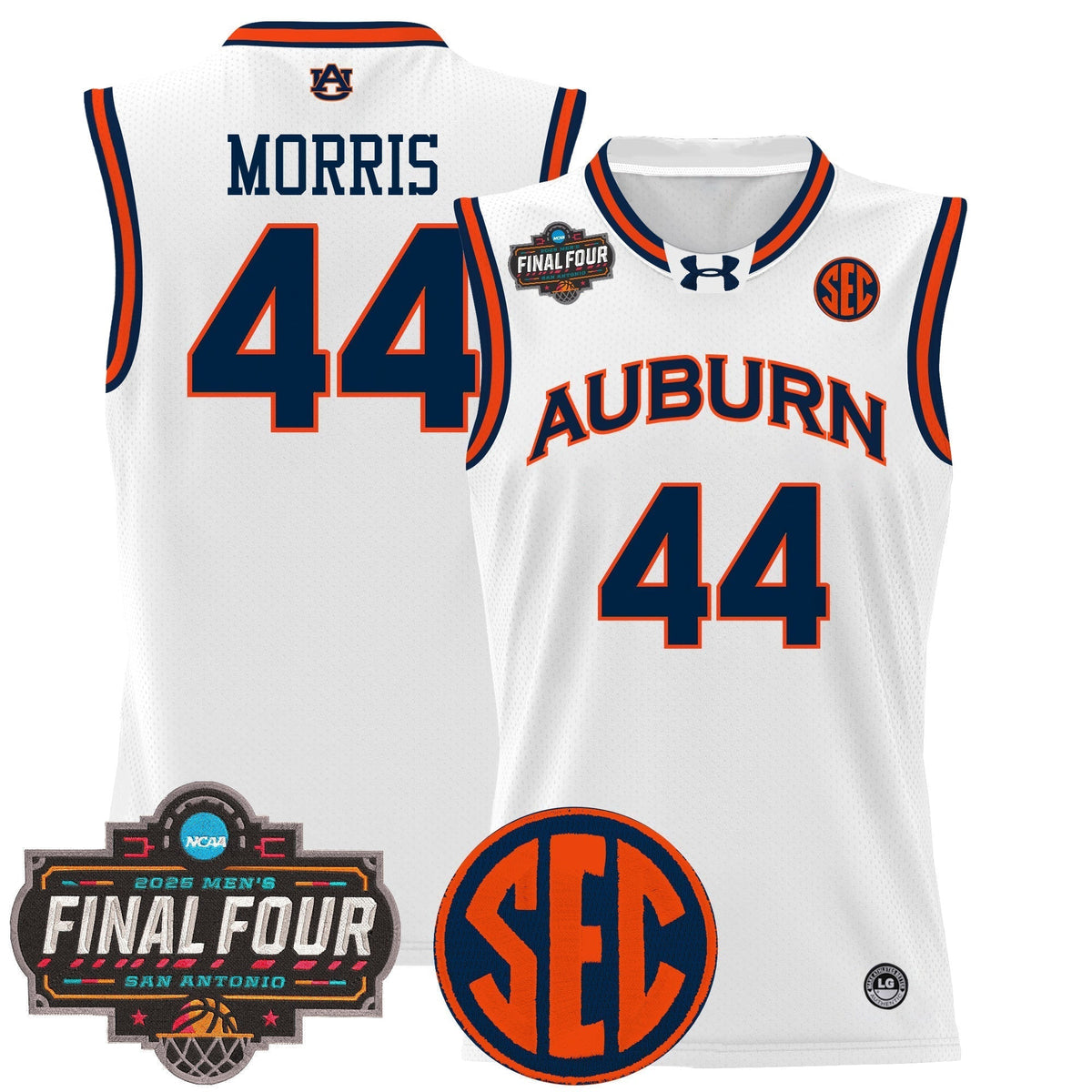 AUB 2025 Final Four Patch Lightweight Basketball Jersey - Stitched product image 13, provided for visual reference and