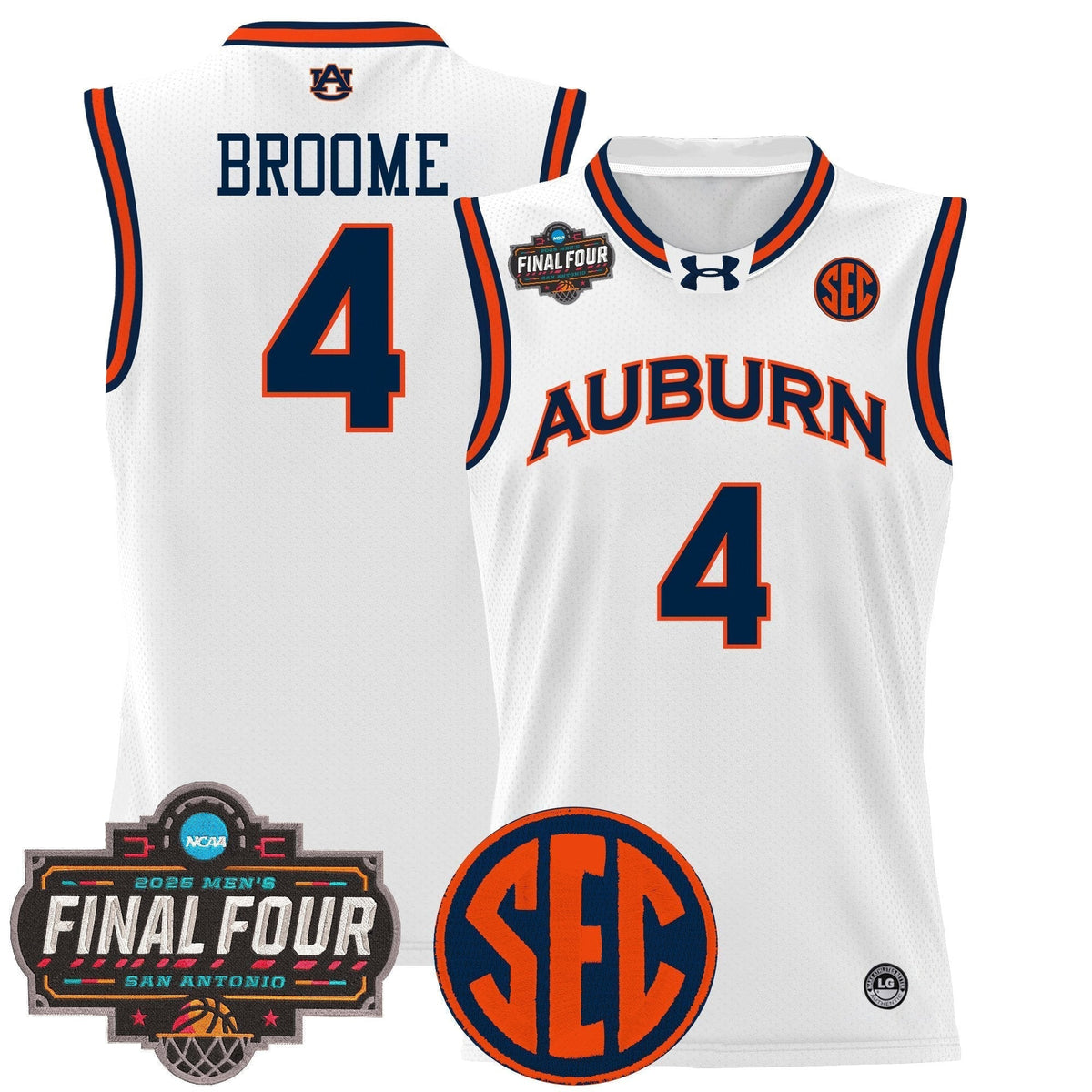 AUB 2025 Final Four Patch Lightweight Basketball Jersey - Stitched product image 1, provided for visual reference and