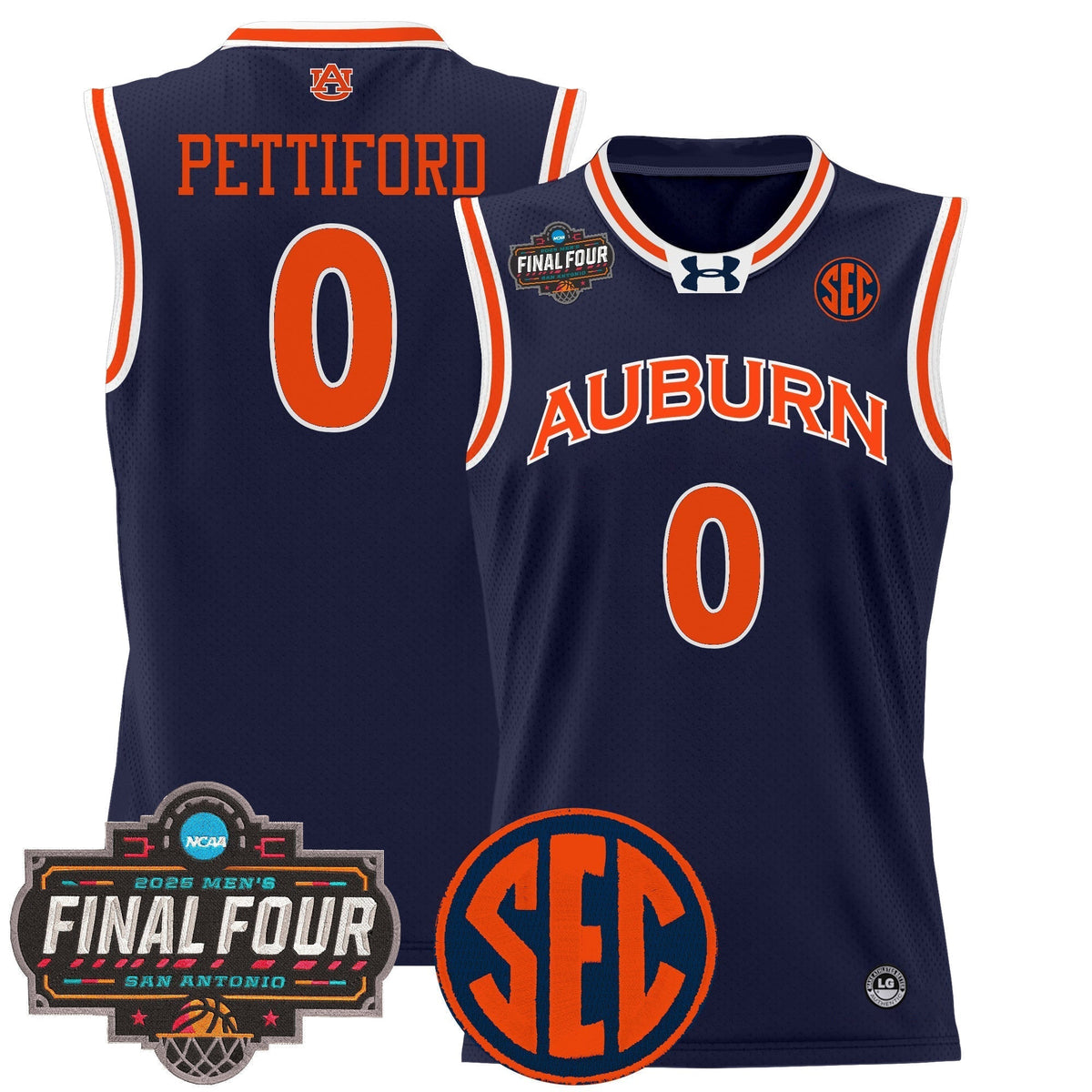 AUB 2025 Final Four Patch Lightweight Basketball Jersey - Stitched product image 10, provided for visual reference and