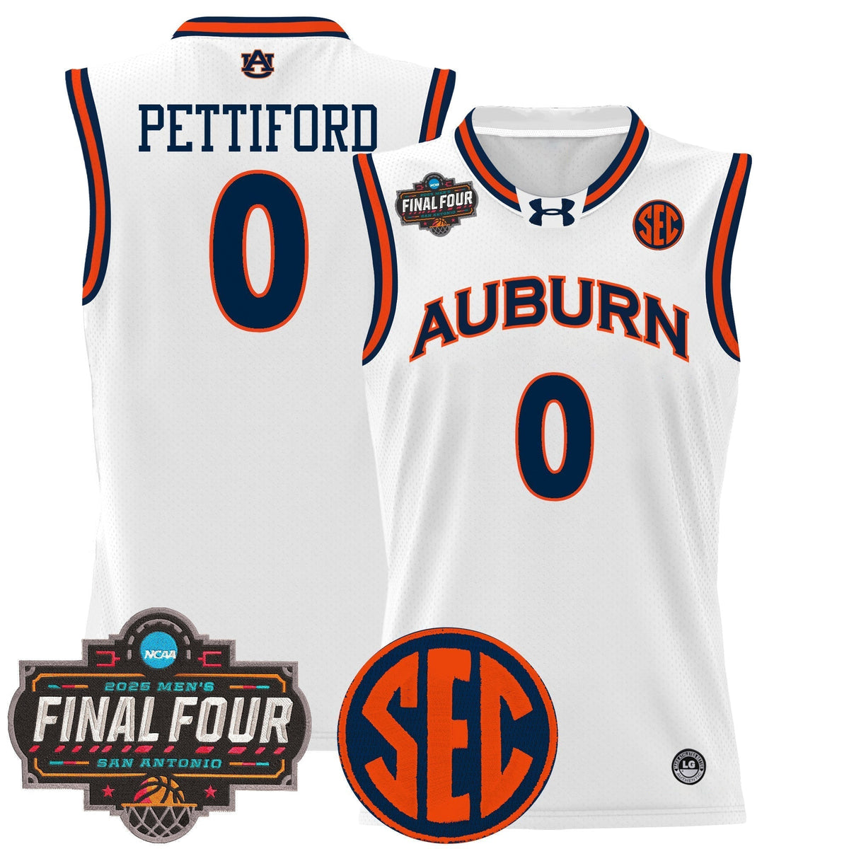 AUB 2025 Final Four Patch Lightweight Basketball Jersey - Stitched product image 11, provided for visual reference and
