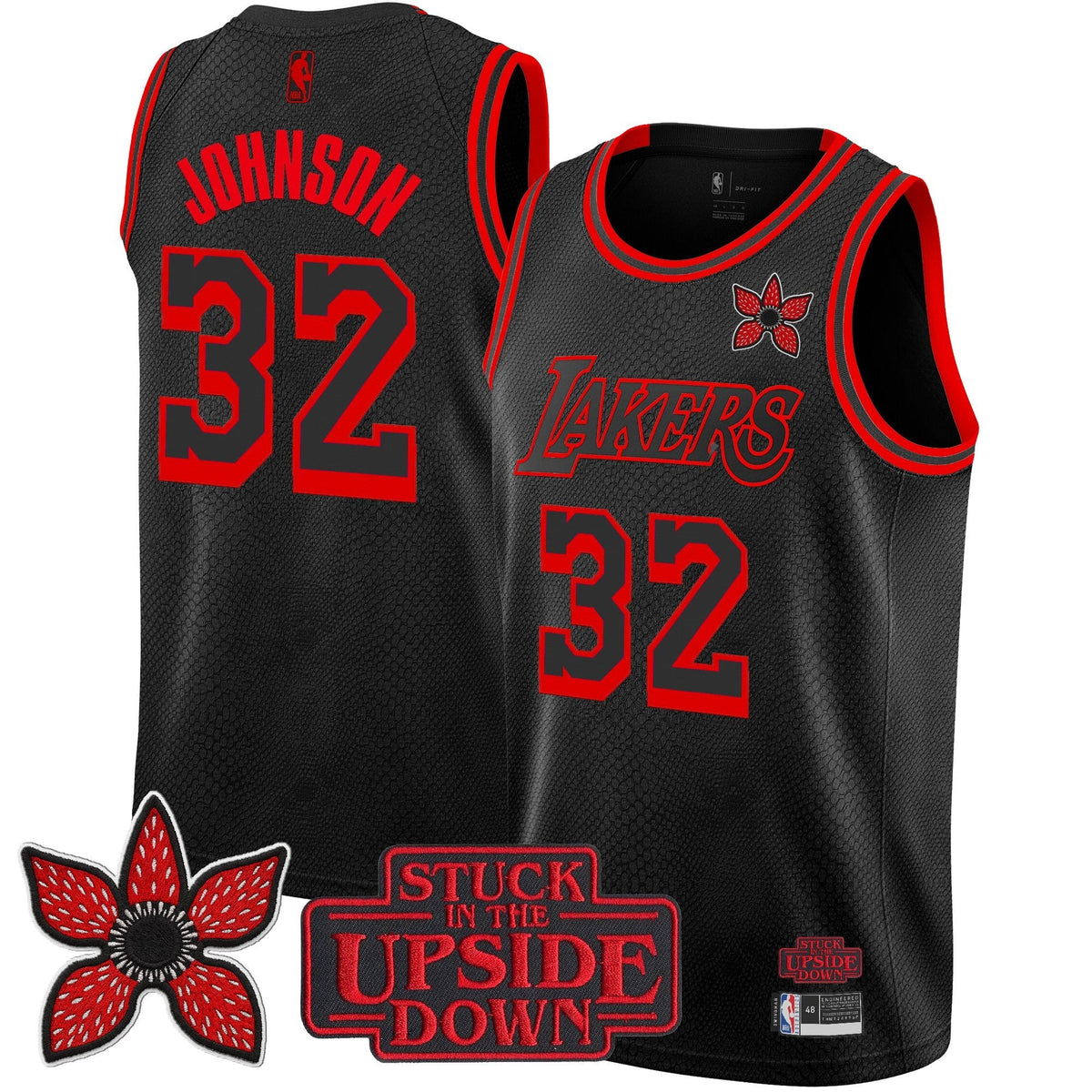 LAL 'Stranger Things Edition' Swingman Jersey - Stitched product image 6, provided for visual reference and product detail