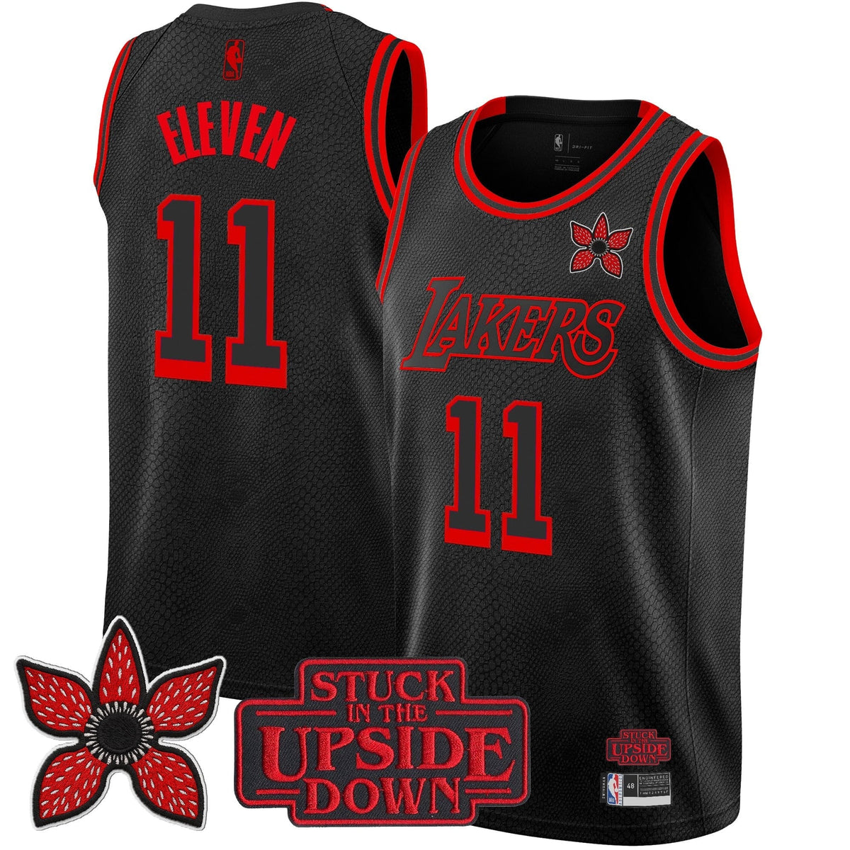 LAL 'Stranger Things Edition' Swingman Jersey - Stitched product image 1, provided for visual reference and product detail