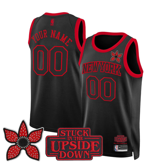 NYK 'Stranger Things Edition' Swingman Custom Jersey - Stitched product image 1, provided for visual reference and product