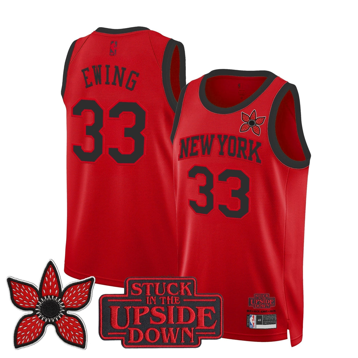NYK 'Stranger Things Edition' Swingman Jersey - Stitched product image 17, provided for visual reference and product detail