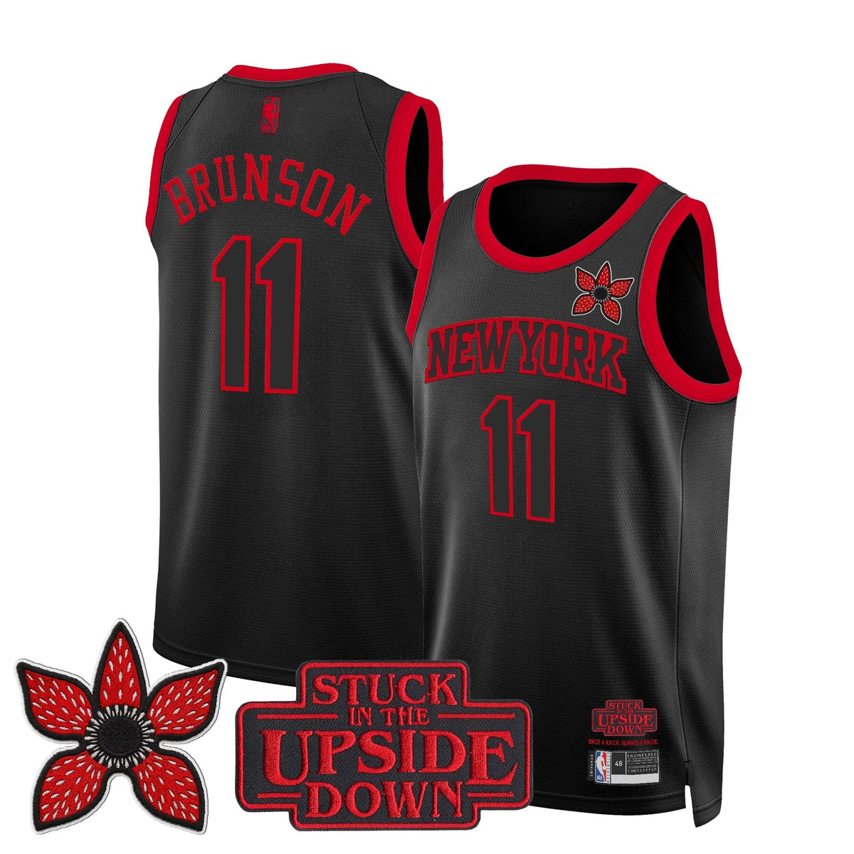 NYK 'Stranger Things Edition' Swingman Jersey - Stitched product image 1, provided for visual reference and product detail