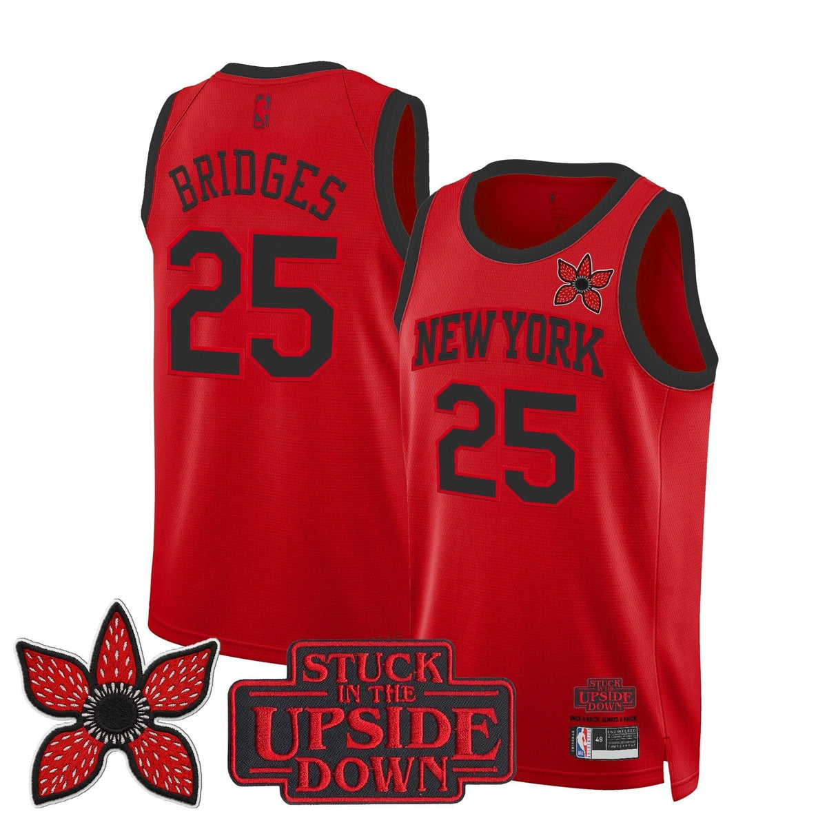 NYK 'Stranger Things Edition' Swingman Jersey - Stitched product image 14, provided for visual reference and product detail