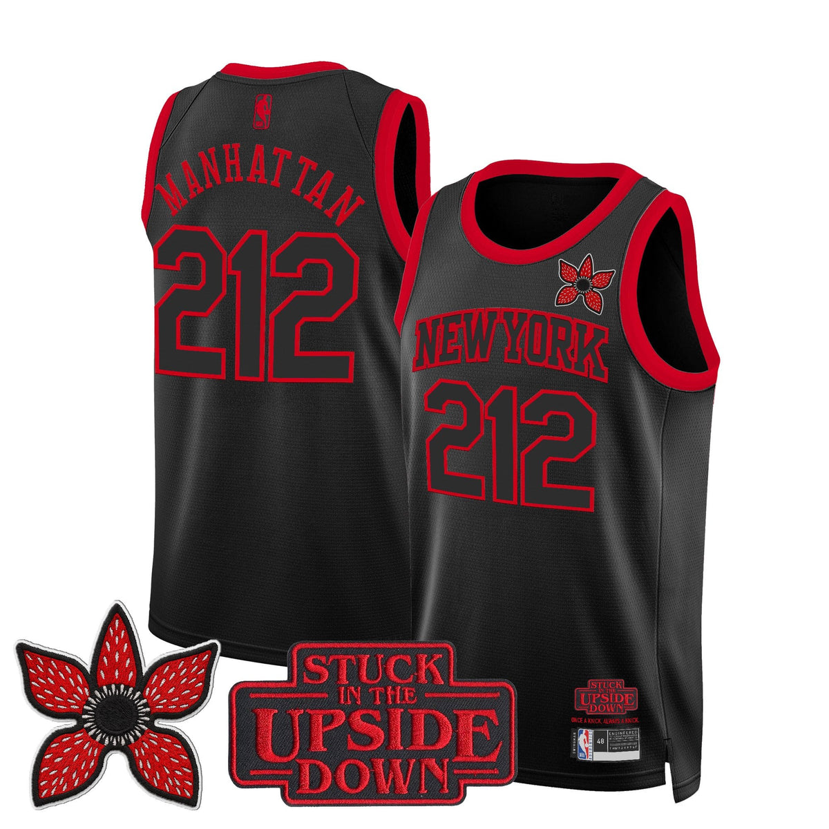 NYK 'Stranger Things Edition' Swingman Jersey - Stitched product image 3, provided for visual reference and product detail
