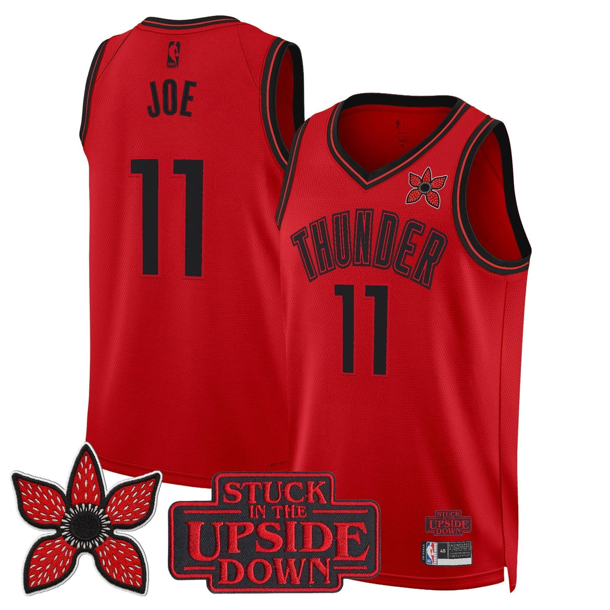 OKC 'Stranger Things Edition' Swingman Jersey - Stitched product image 14, provided for visual reference and product detail