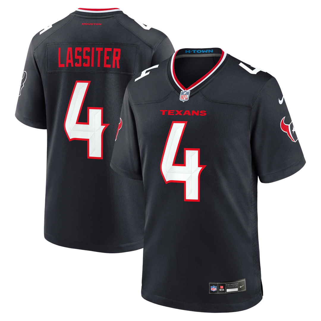Houston Texans Kamari Lassiter Nike Navy Game Jersey product image 1