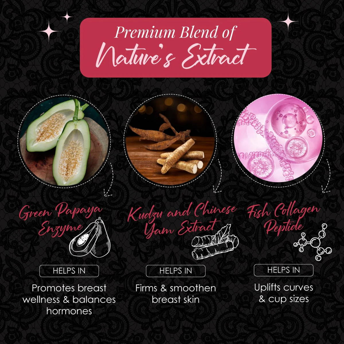 Kinohimitsu BustUp Pro (Bust Enhancement) - 25g x 15 Sachets