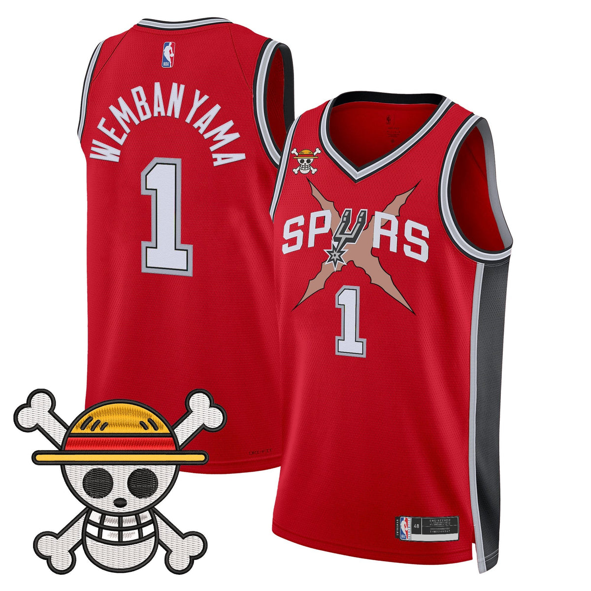 SAS x One Piece Jersey Collection - Stitched product image 24, provided for visual reference and product detail review