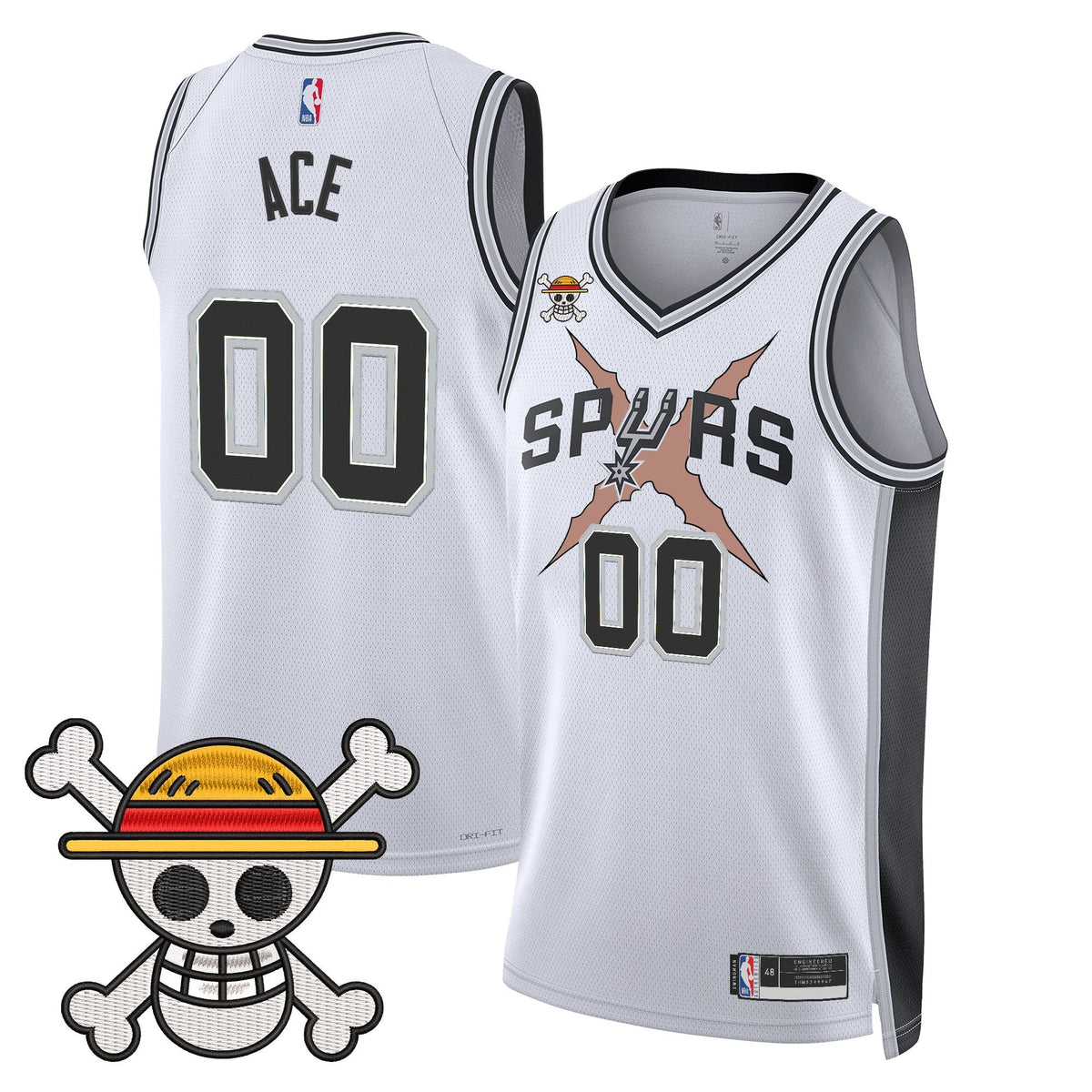SAS x One Piece Jersey Collection - Stitched product image 3, provided for visual reference and product detail review