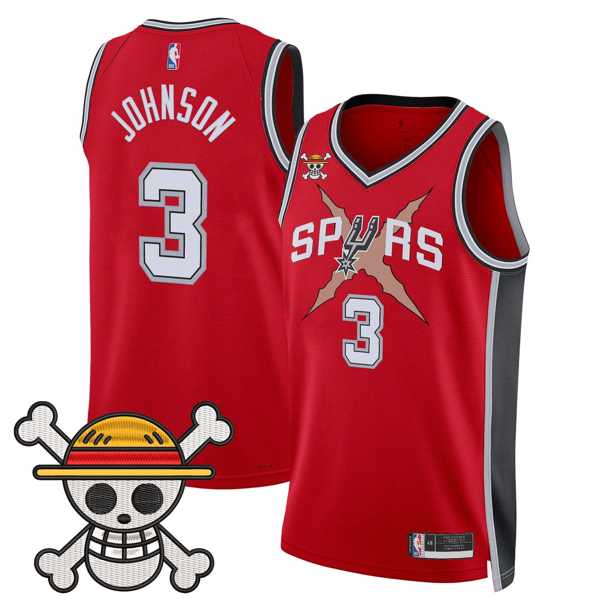 SAS x One Piece Jersey Collection - Stitched product image 29, provided for visual reference and product detail review