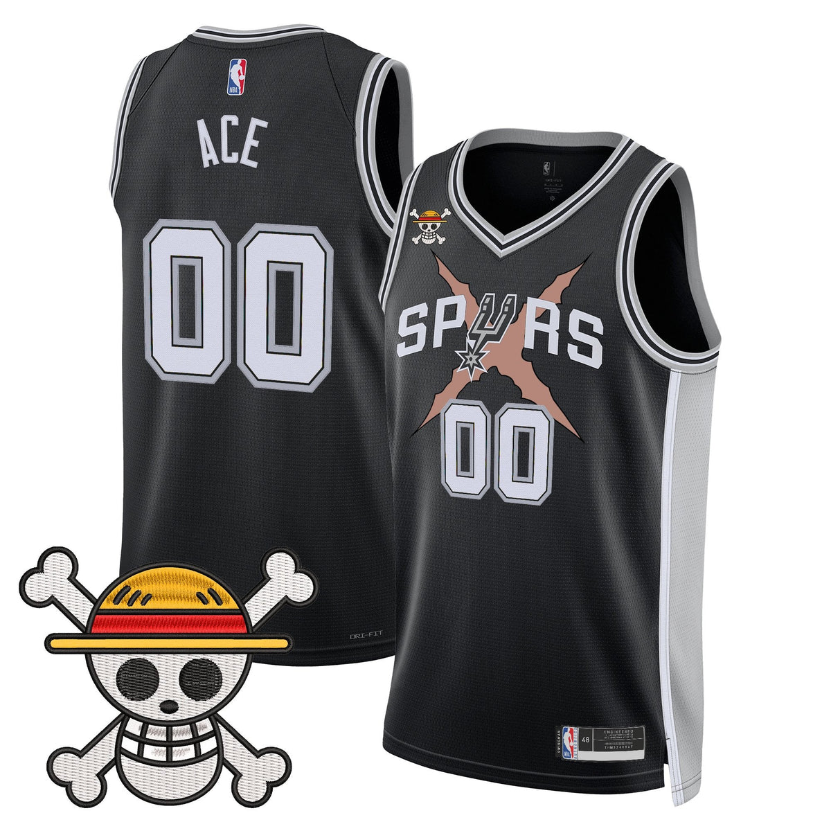 SAS x One Piece Jersey Collection - Stitched product image 13, provided for visual reference and product detail review