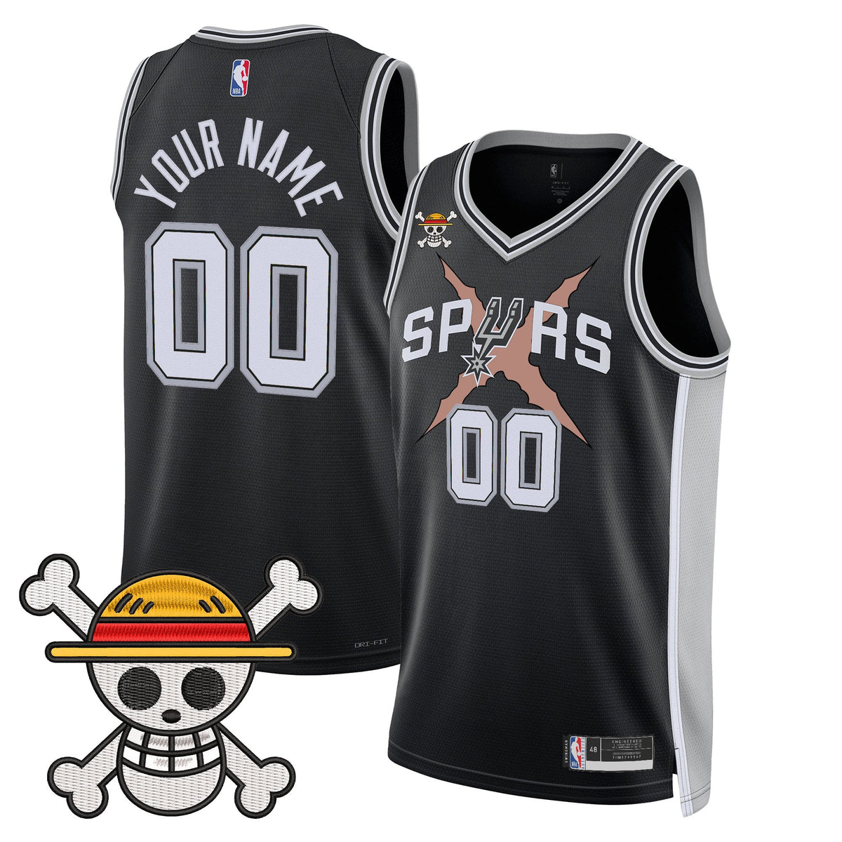 SAS x One Piece Custom Jersey Collection - Stitched product image 2, provided for visual reference and product detail review