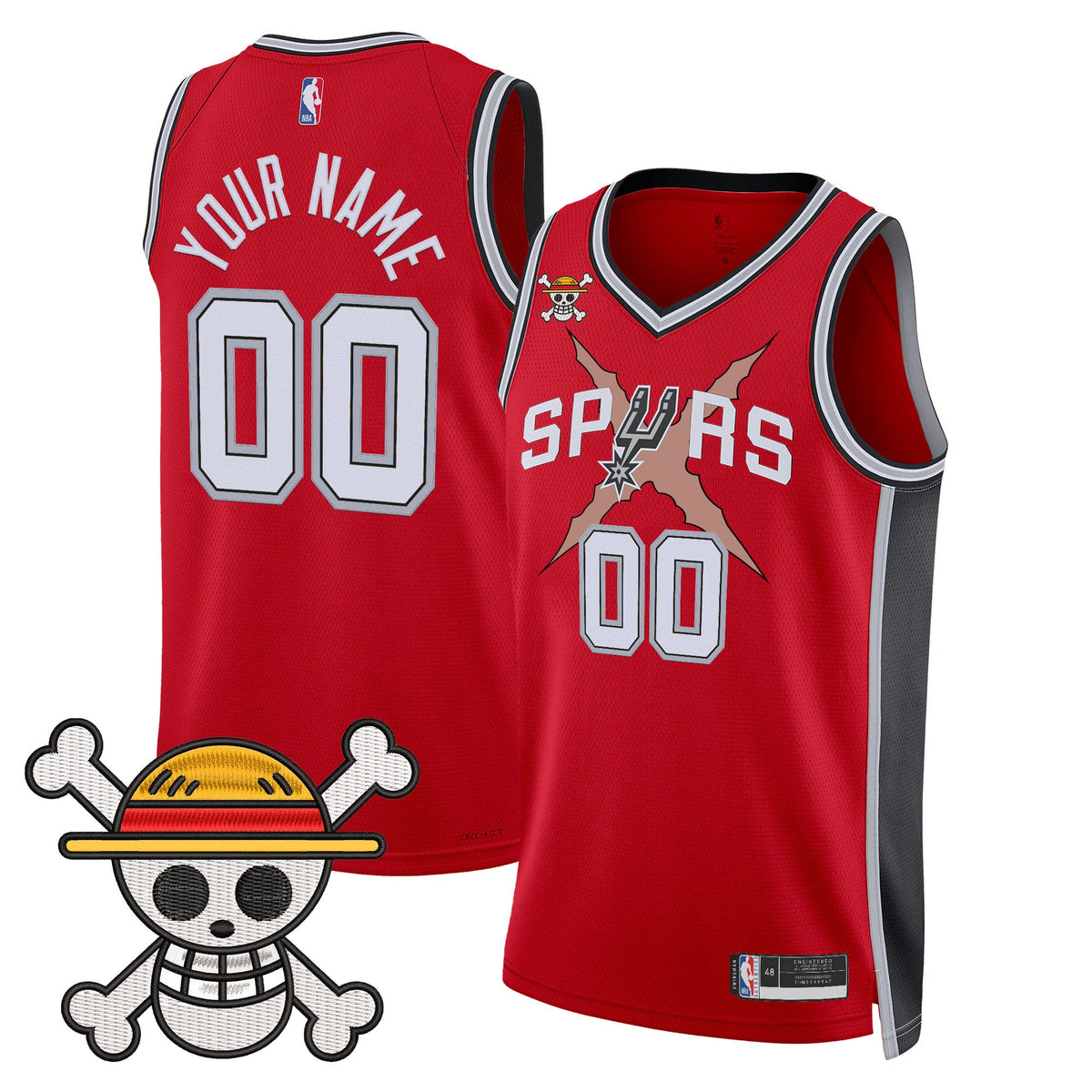 SAS x One Piece Custom Jersey Collection - Stitched product image 3, provided for visual reference and product detail review