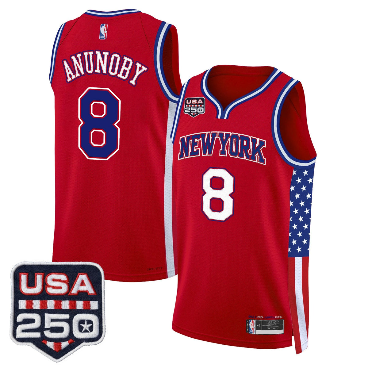 New York Knicks "America 250 Edition" Swingman Jersey - All Stitched for Men product image 18, provided for visual reference