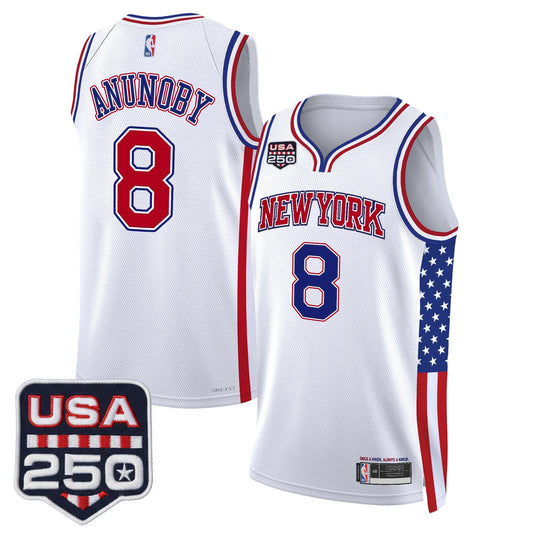 New York Knicks "America 250 Edition" Swingman Jersey - All Stitched for Men product image 1, provided for visual reference