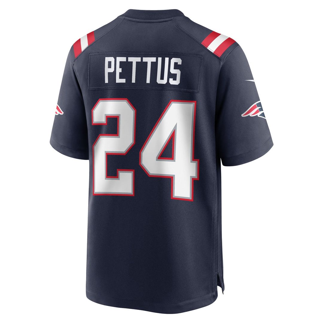 New England Patriots Dell Pettus Nike Navy Game Jersey product image 3