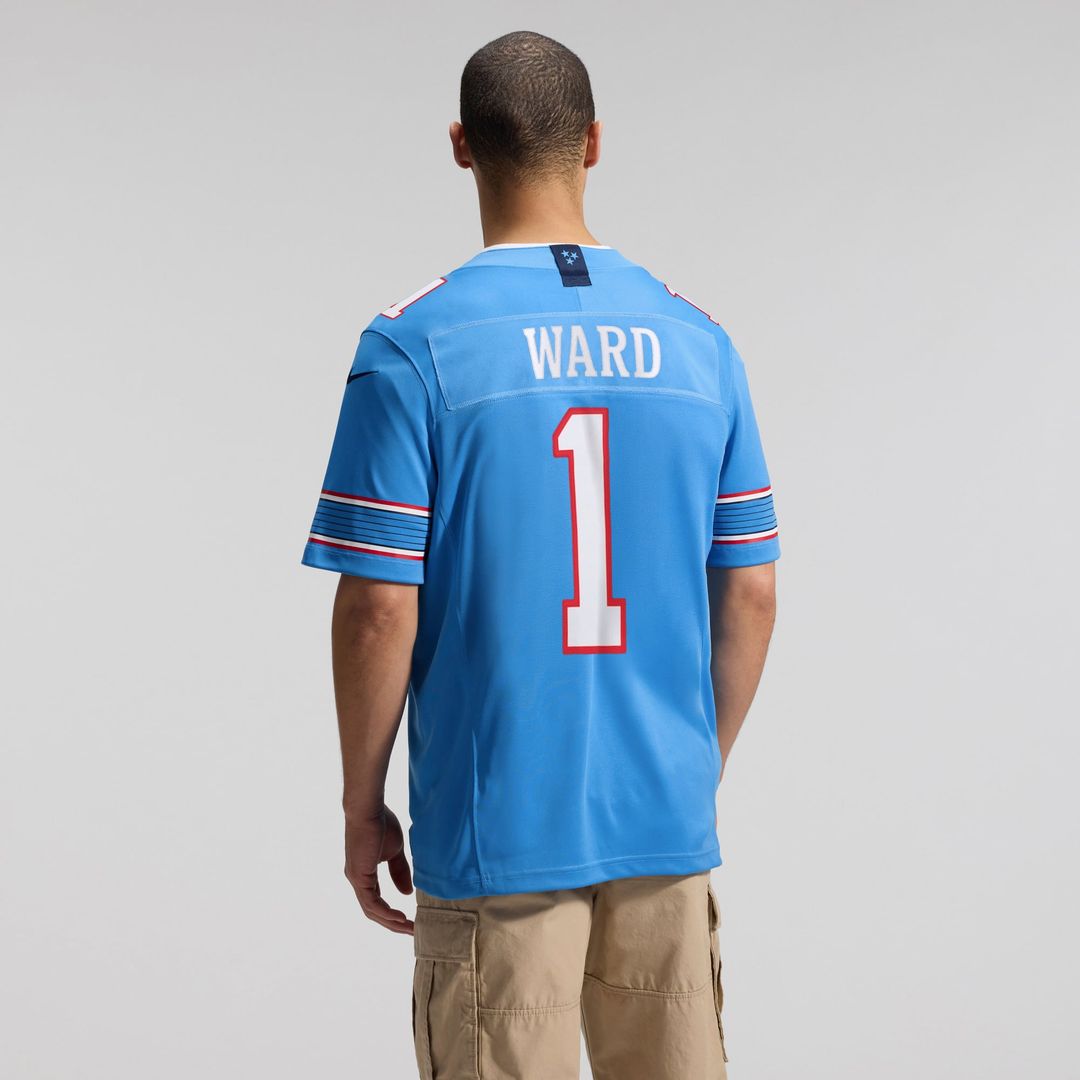 Tennessee Titans Cameron Ward Nike Light Blue Team Vapor product image 18