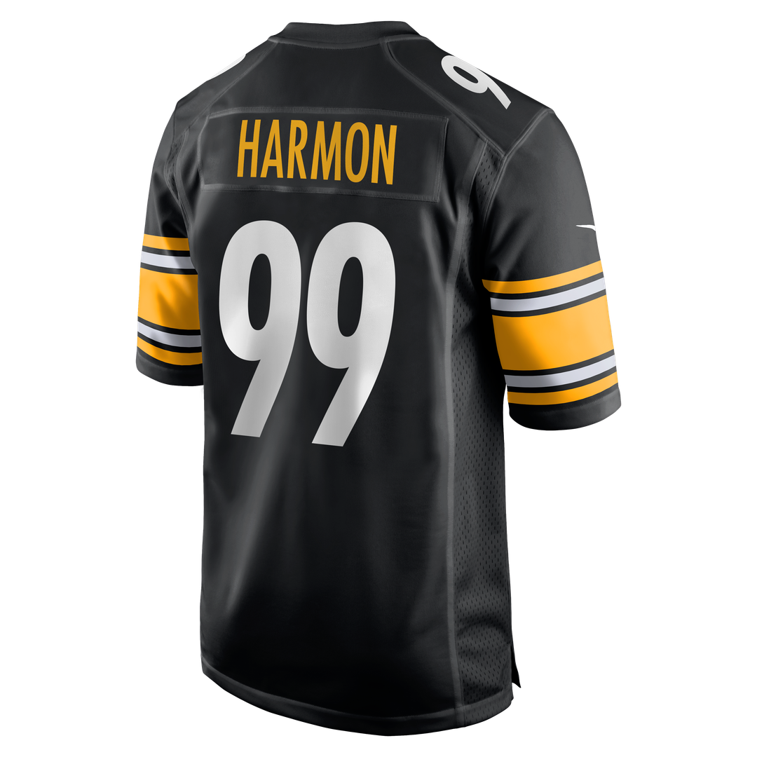 Pittsburgh Steelers Derrick Harmon Nike Black Game Jersey product image 3