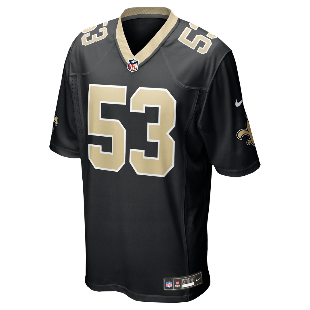 New Orleans Saints Jaylan Ford Nike Black Game Jersey product image 2