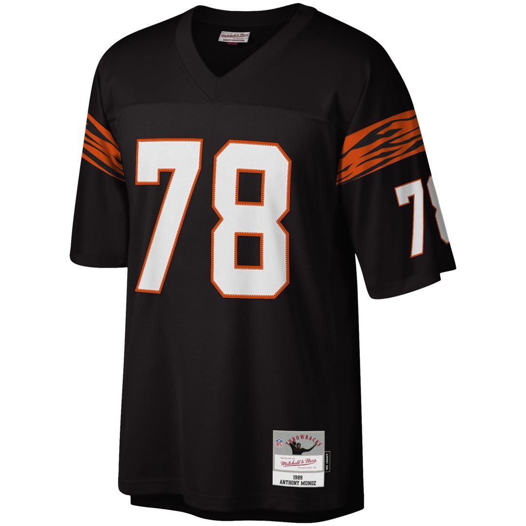 Cincinnati Bengals Anthony Muñoz Mitchell & Ness Black product image 2