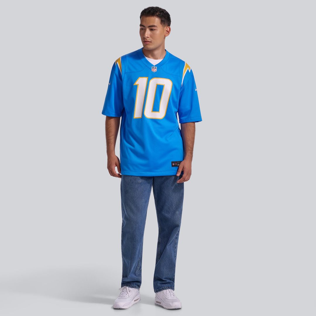 Los Angeles Chargers Justin Herbert Nike Powder Blue Game product image 4