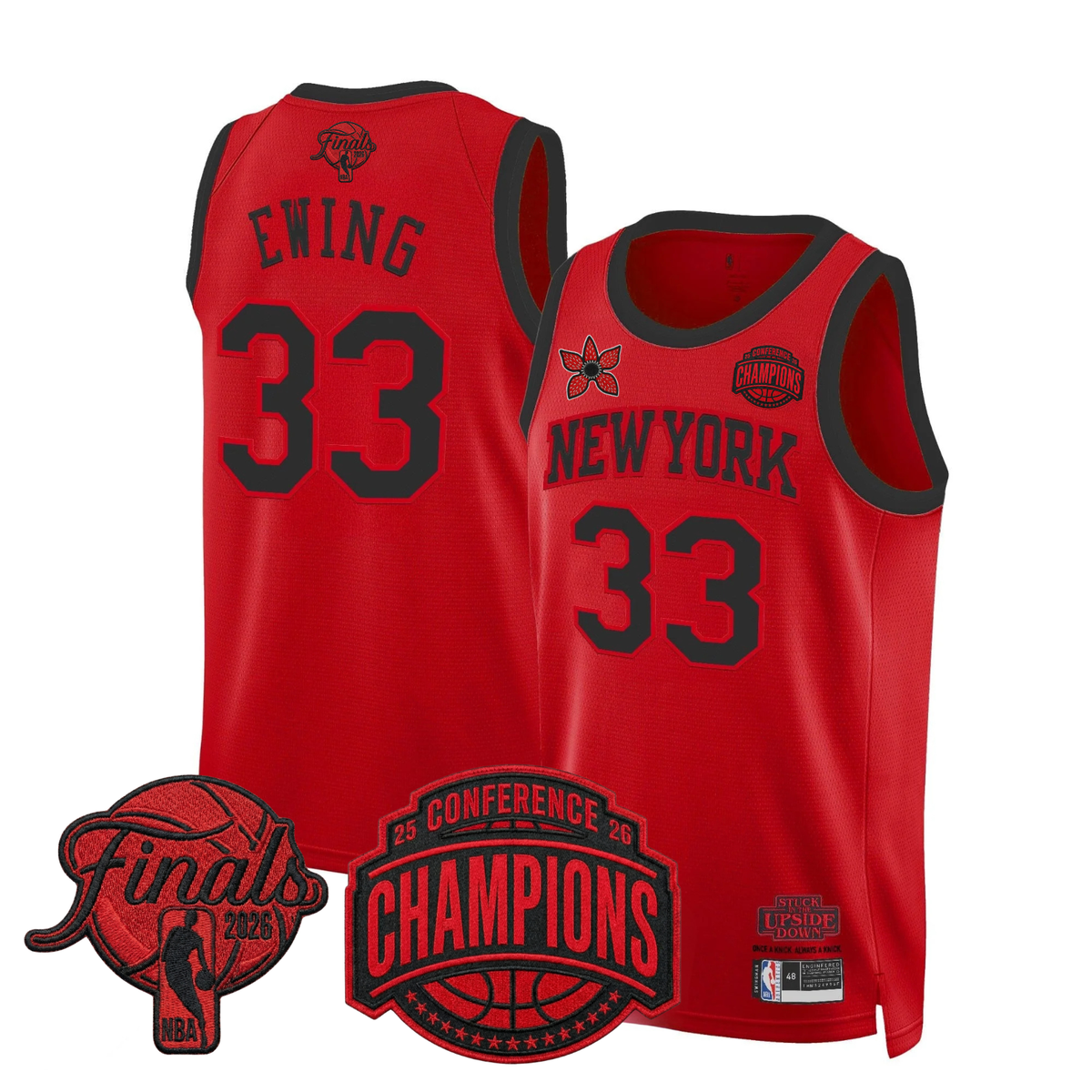 NYK 2026 Finals 'Stranger Things Edition' Swingman Jersey - Stitched product image 19, provided for visual reference and