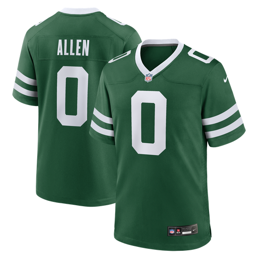 New York Jets Braelon Allen Nike Legacy Green Game Jersey product image 1