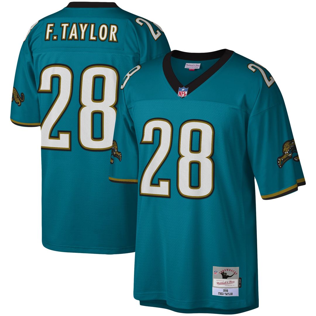 Jacksonville Jaguars Fred Taylor Mitchell & Ness Teal product image 4
