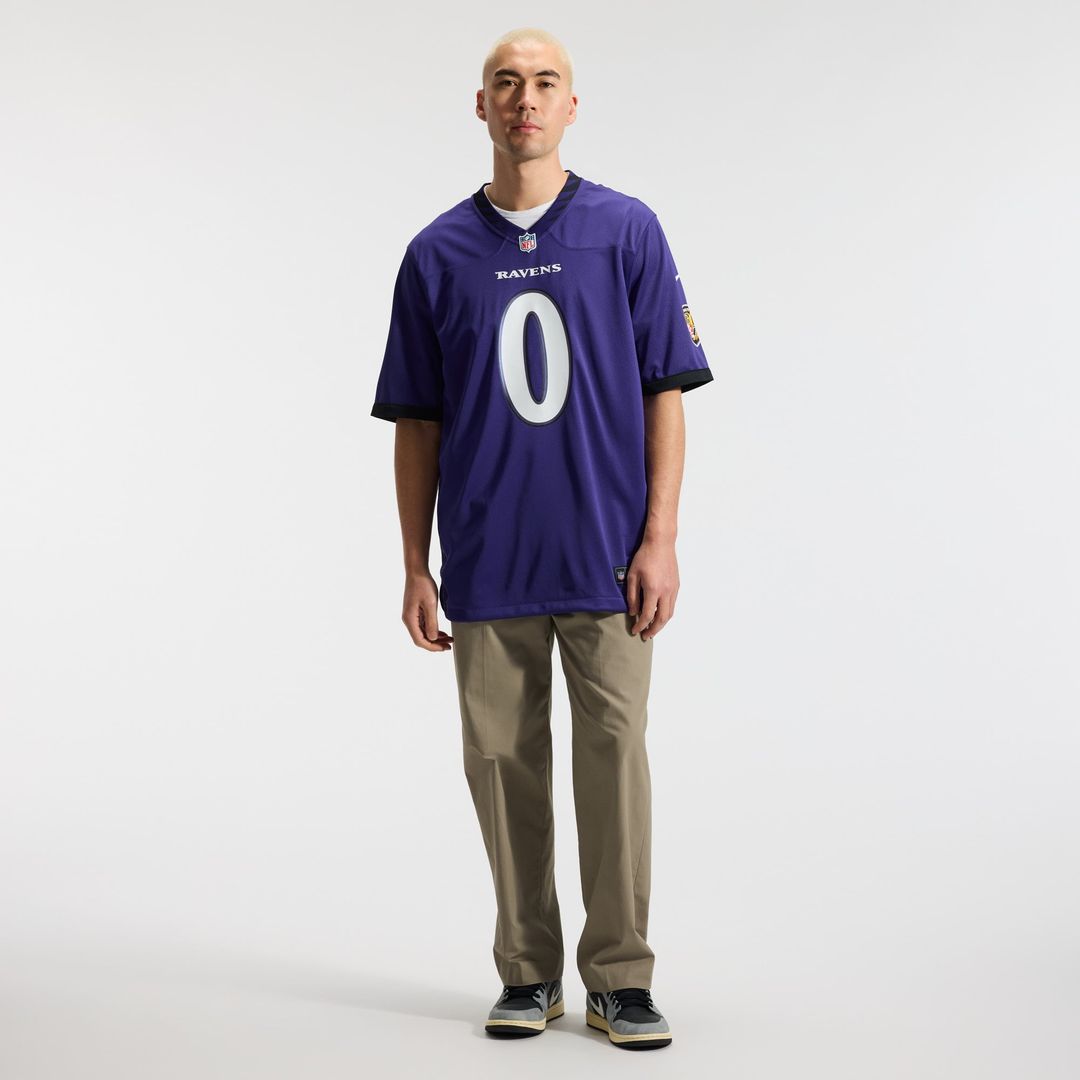 Baltimore Ravens Roquan Smith Nike Purple Game Jersey product image 4