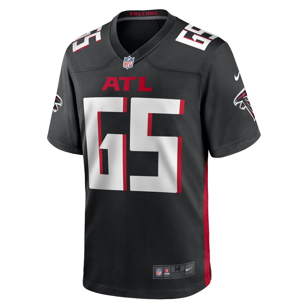 Atlanta Falcons Matthew Bergeron Nike Black Game Jersey product image 2
