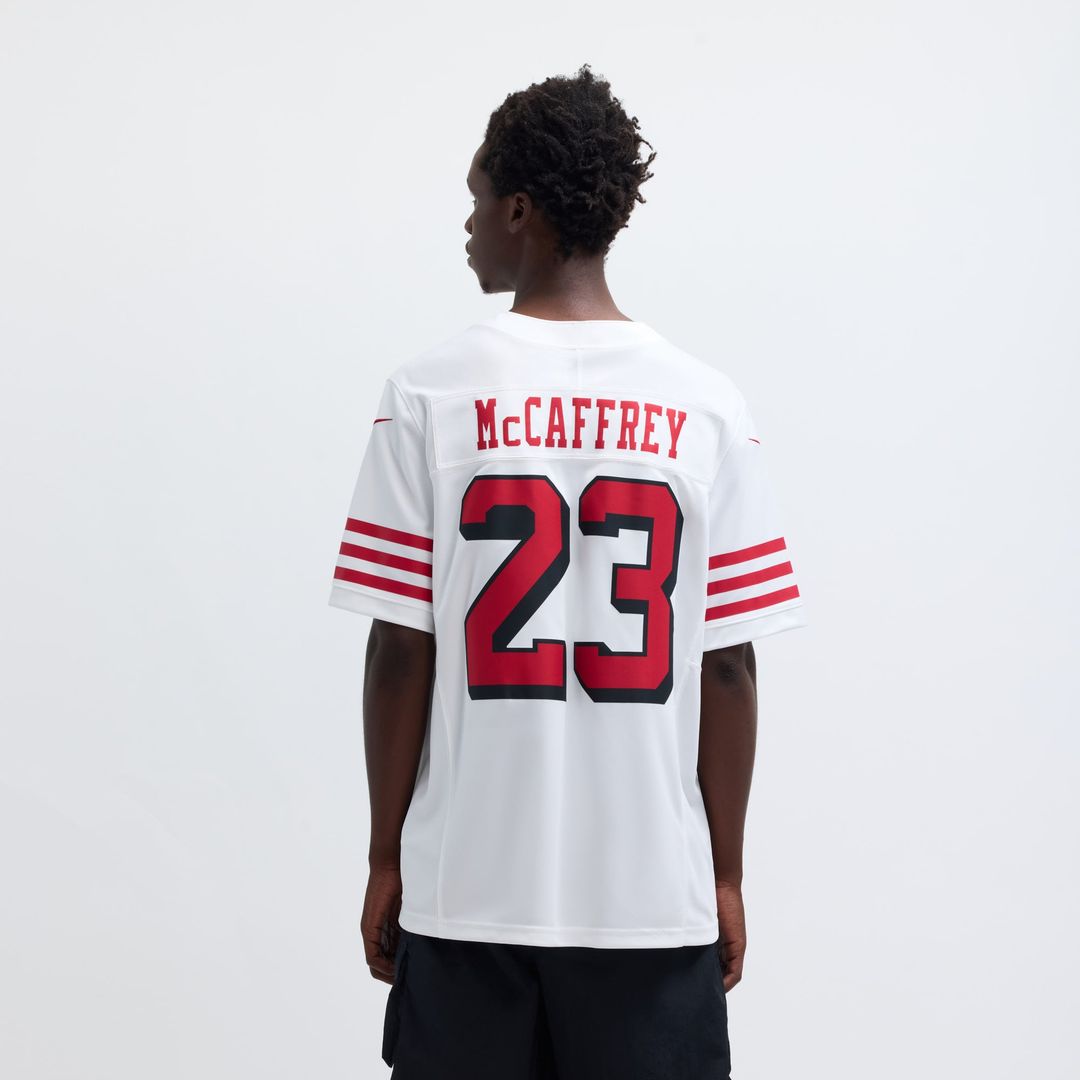 San Francisco 49ers Christian McCaffrey Nike White Vapor product image 15