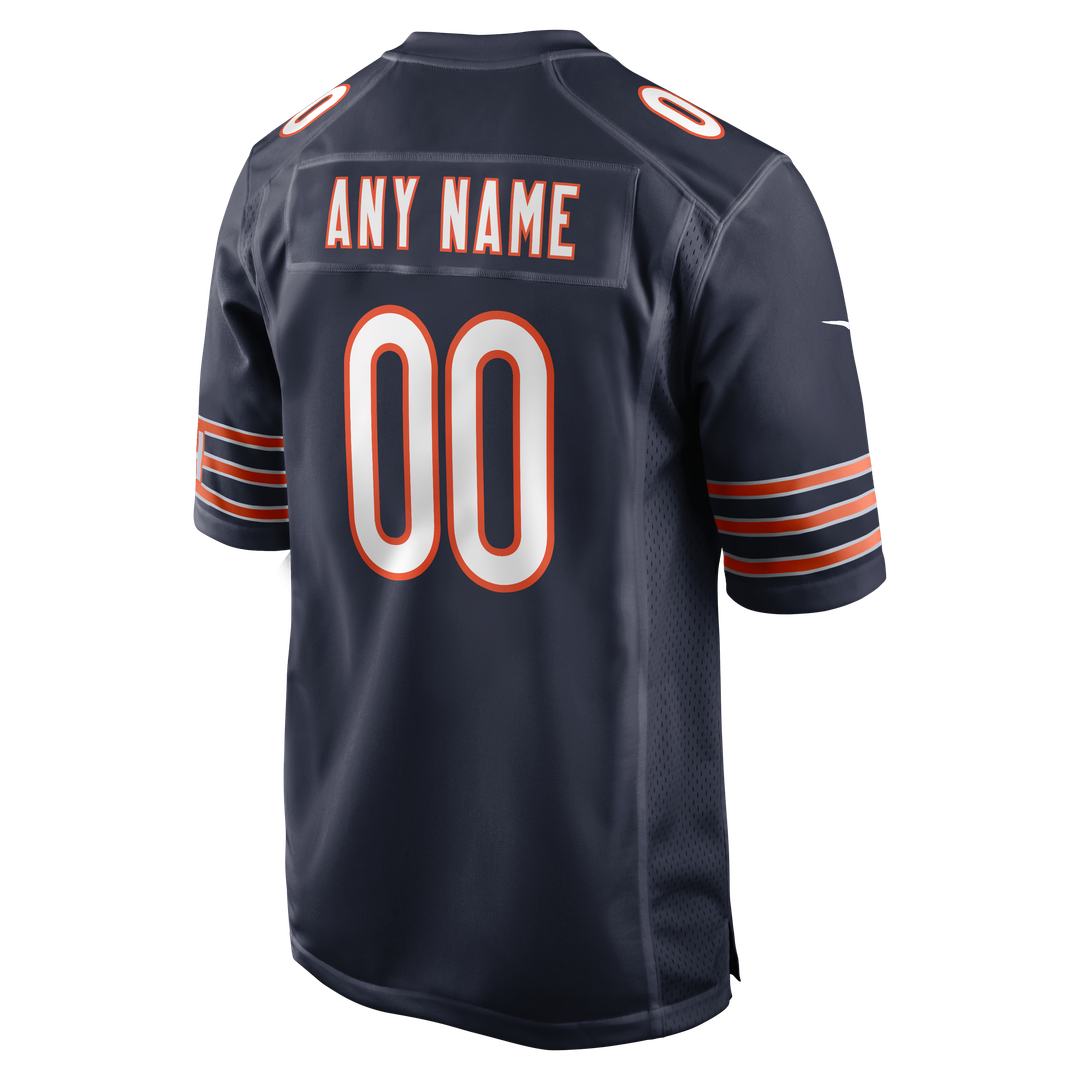 Chicago Bears Nike Navy Custom Jersey product image 3