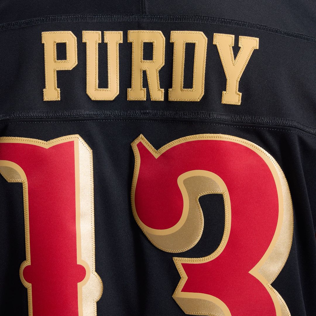 San Francisco 49ers Brock Purdy Nike Black Rivalries product image 14