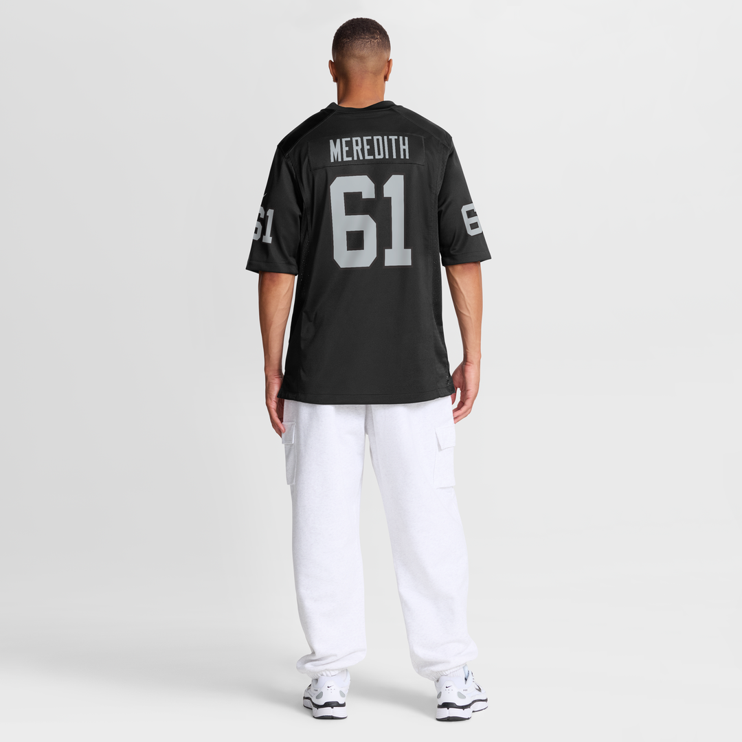 Las Vegas Raiders Jordan Meredith Nike Black Game Jersey product image 8