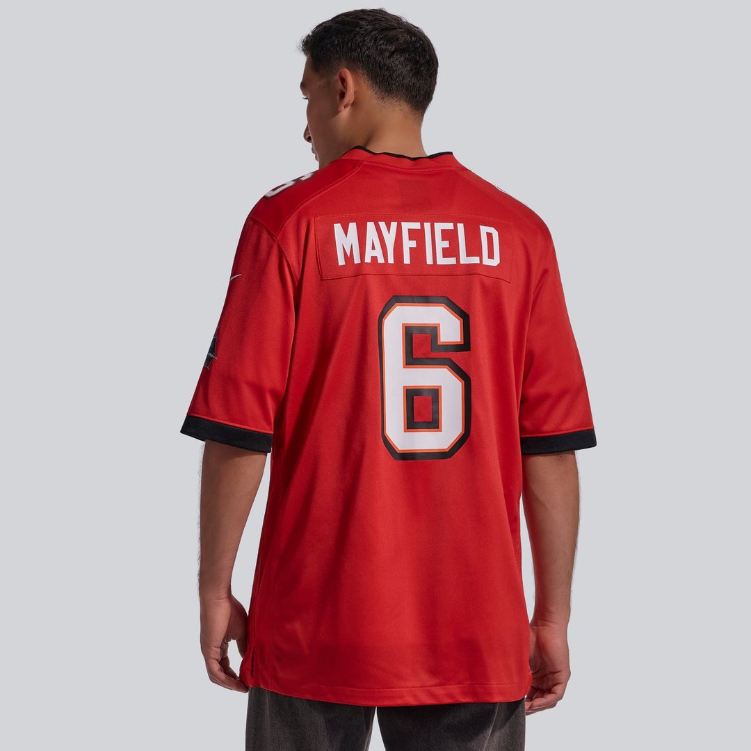 Tampa Bay Buccaneers Baker Mayfield Nike Red Game Jersey product image 16