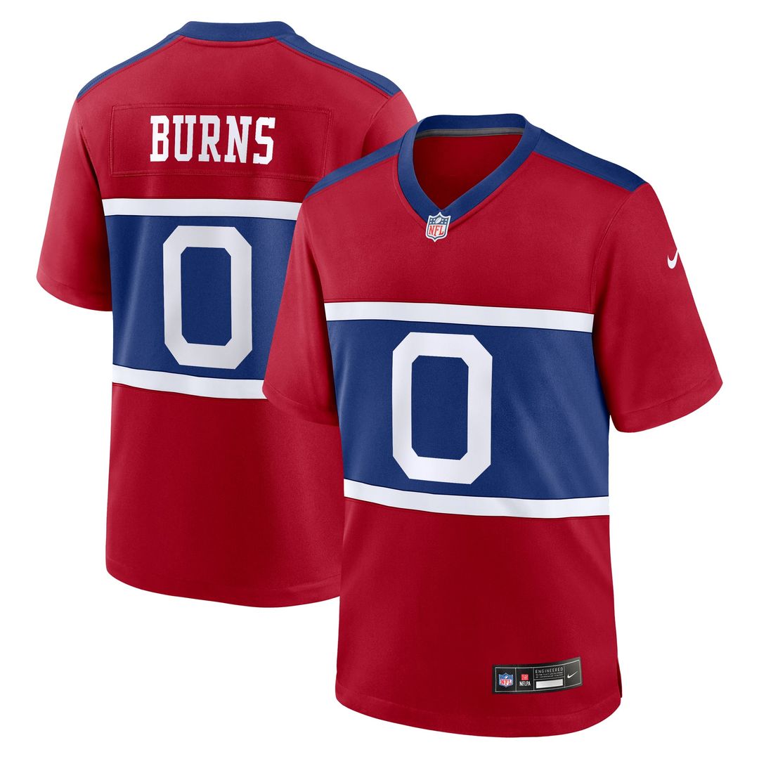 New York Giants Brian Burns Nike Century Red Alternate Game product image 7
